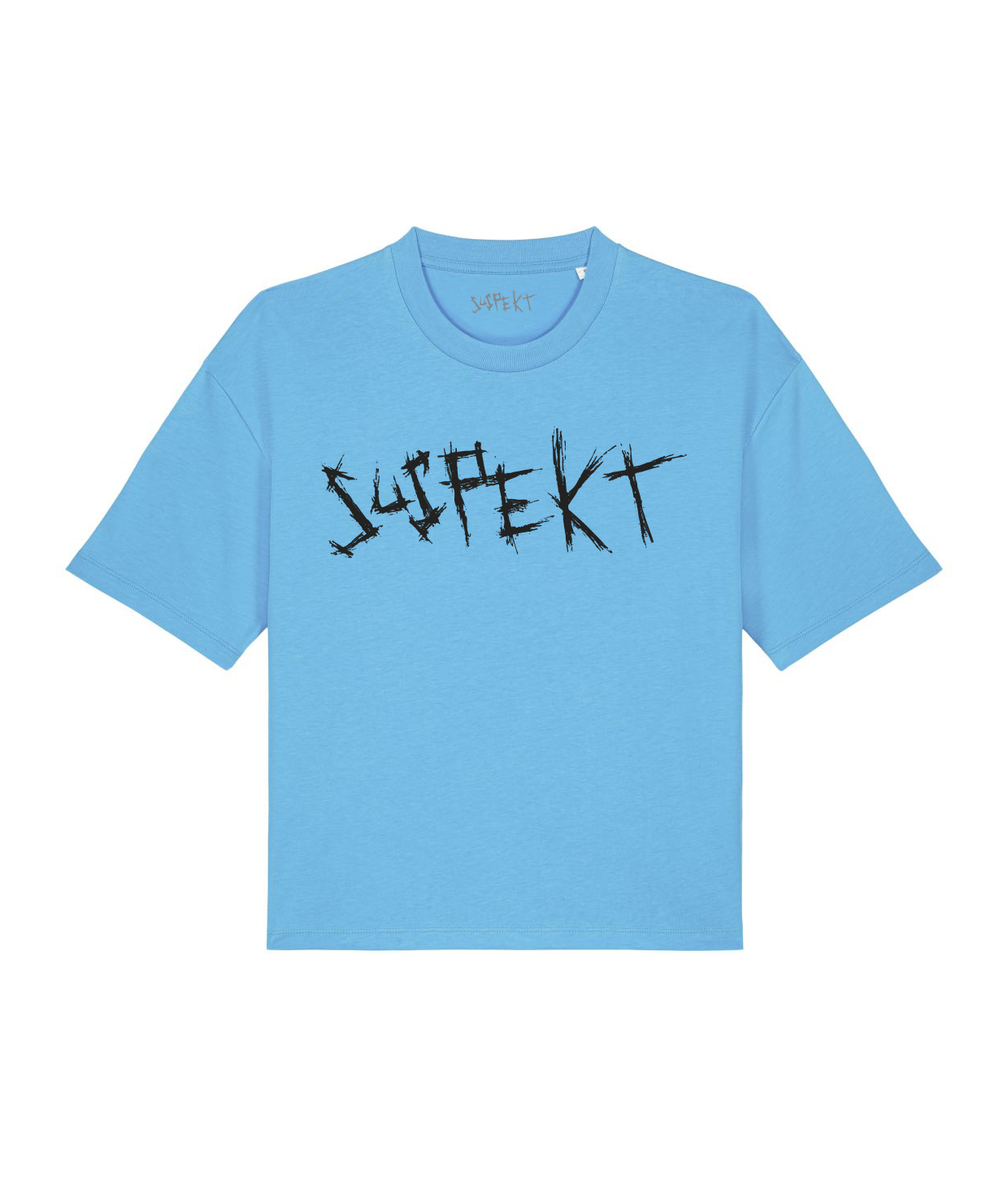 Logo, Kvinde Boxfit T-shirt - Blå