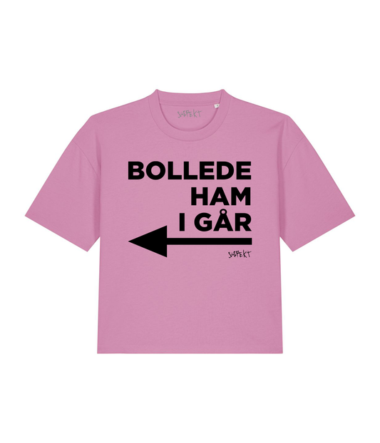 Bollede ham i går, Kvinde Boxfit T-shirt - Pink