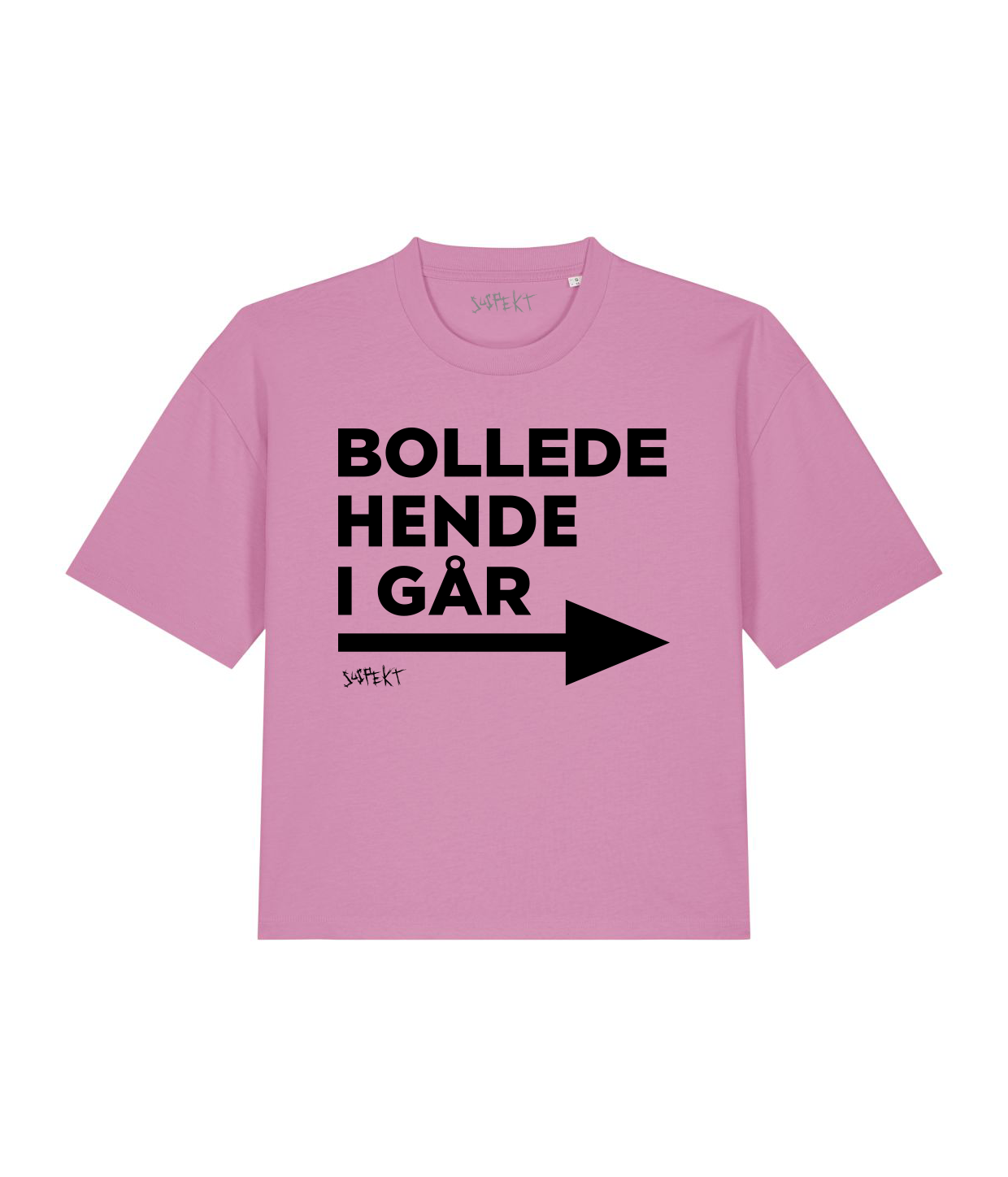 Bollede hende i går, Kvinde Boxfit T-shirt - Pink