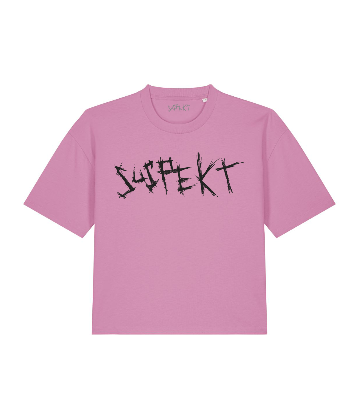 Logo, Kvinde Boxfit T-shirt - Pink