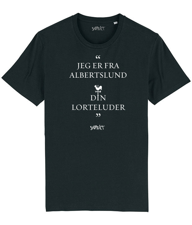 Jeg er fra Albertslund din lorteluder, T-shirt