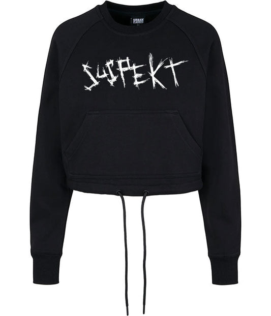 Logo, Oversized cropped pige crewneck