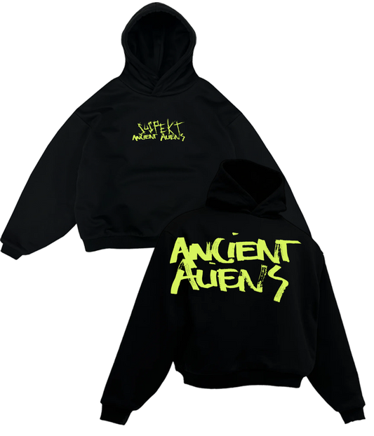 Ancient Aliens Puff Print, Oversize Hoody