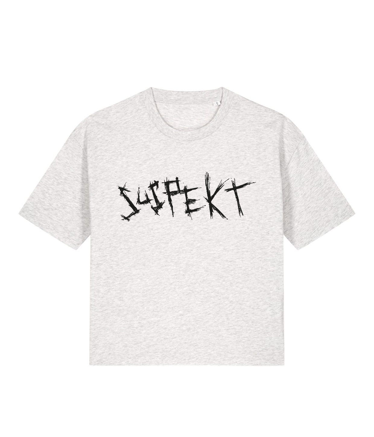 Logo, Kvinde Boxfit T-shirt - Lys grå