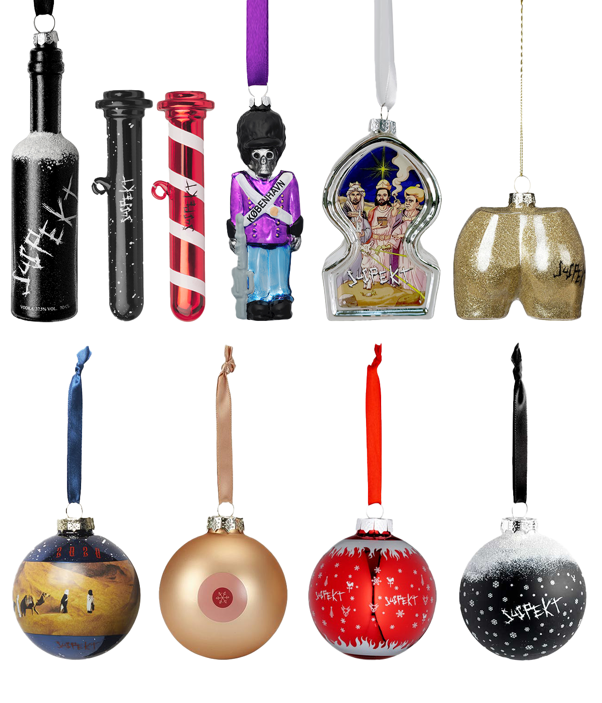 Julekugle komplet sæt 2017-2025